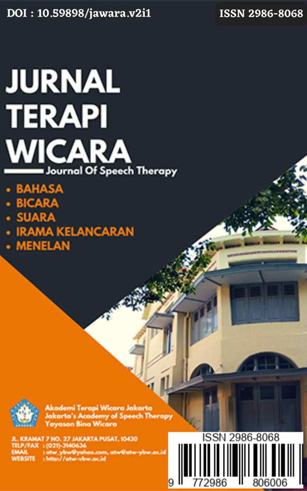 					View Vol. 4 No. 1 (2026): Jurnal Terapi Wicara (JAWARA)
				